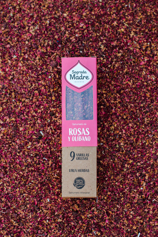 Incienso Rosas y Olíbano - Sagrada Madre