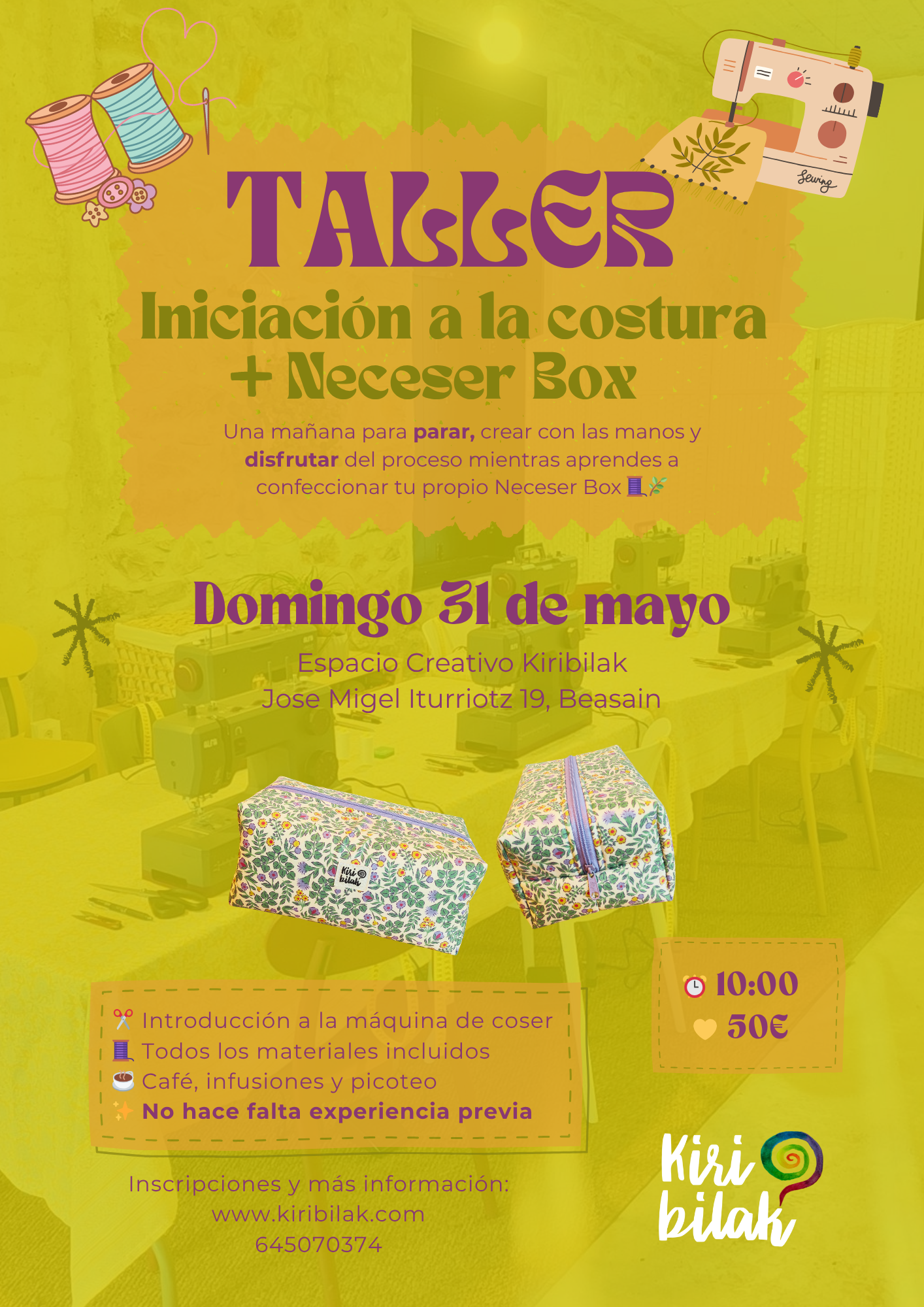 Taller de costura · Neceser Box ✨